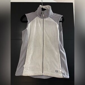 Mountain Hardwear Gray and White Women's Vest